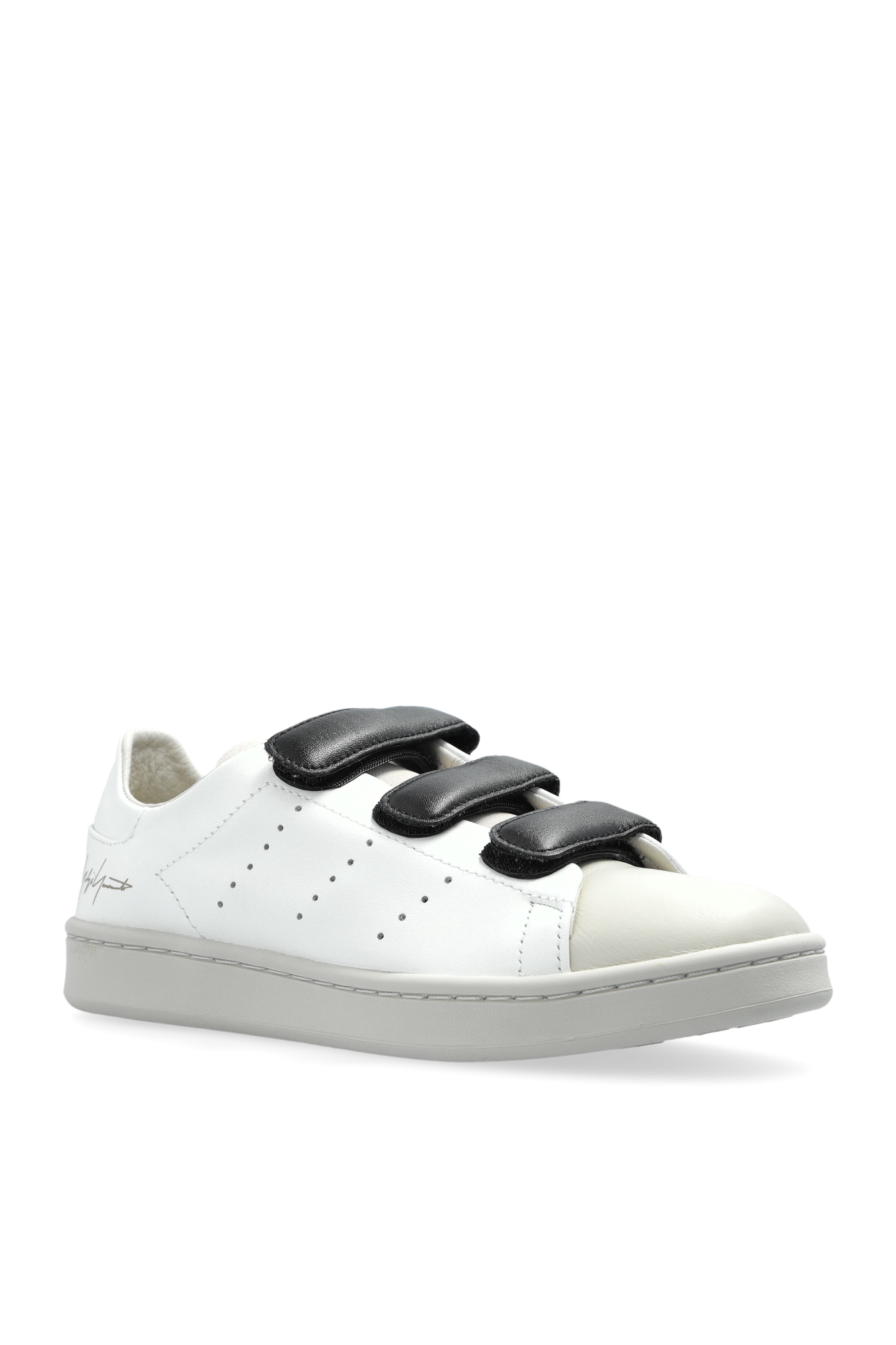 ◆Y-3◆ U Stan Smith Velcro White STAN SMITH VELCRO CORE WHI Y-3 White Stan Smith Hook-And-Loop Sneakers Y-3